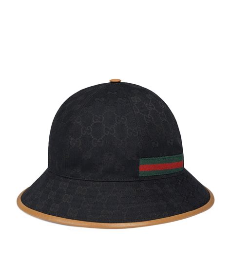 men black gucci hat|gucci bucket hat men's.